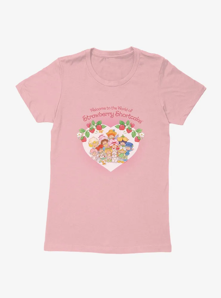 Strawberry Shortcake Welcome World Womens T-Shirt