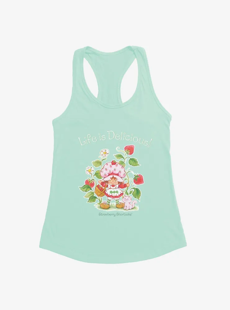 Strawberry Shortcake Life Is Delicious! Womens Tank Top