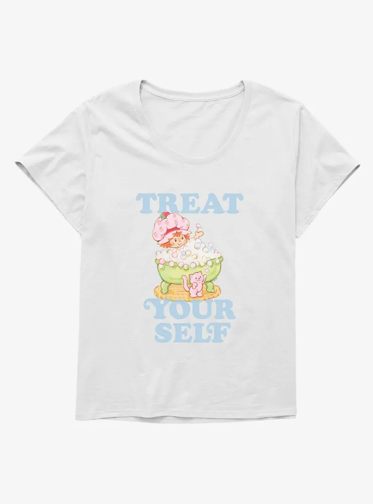 Strawberry Shortcake Treat Yourself Womens T-Shirt Plus