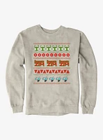 Invader Zim Ugly Christmas Pattern Sweatshirt