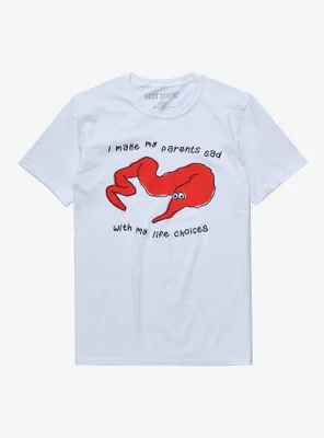Squiggle Worms Life Choices T-Shirt