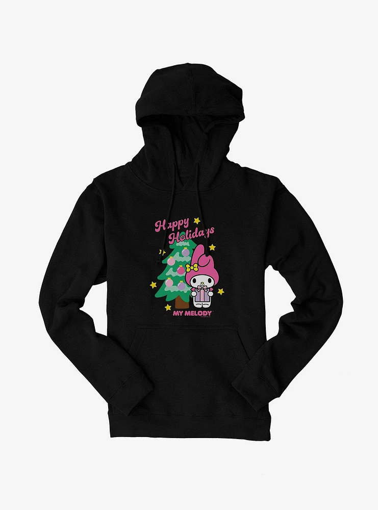 My Melody Happy Holidays Christmas Tree Hoodie