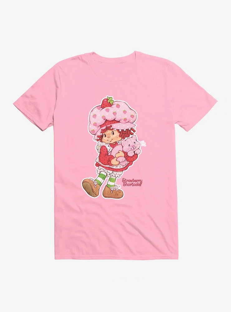 Strawberry Shortcake And Custard Kitty T-Shirt