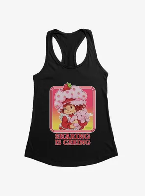 Strawberry Shortcake Vintage Sharing Is Caring Womens Tank Top