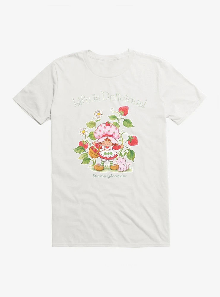 Strawberry Shortcake & Custard Life Is Delicious! T-Shirt