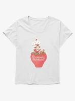 Strawberry Shortcake Berry Portrait Girls T-Shirt Plus
