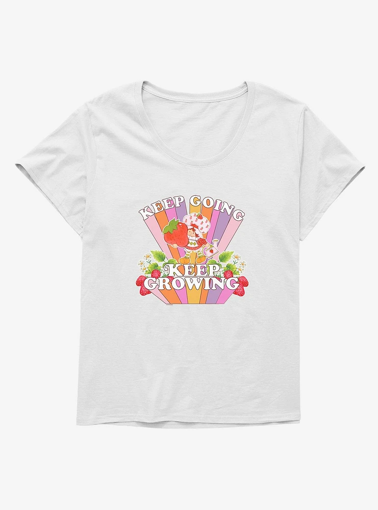 Strawberry Shortcake Keep Going Growing Retro Girls T-Shirt Plus