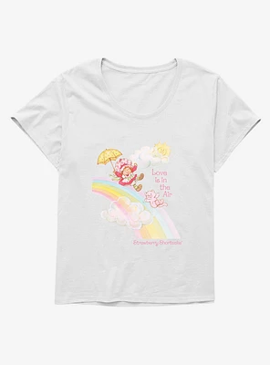 Strawberry Shortcake & Custard Love Is The Air Girls T-Shirt Plus