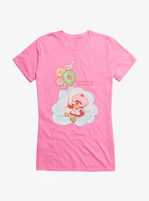Strawberry Shortcake Balloons And Custard Girls T-Shirt