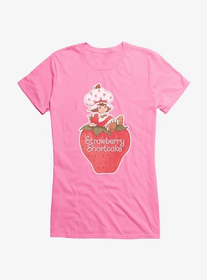 Strawberry Shortcake Berry Portrait Girls T-Shirt