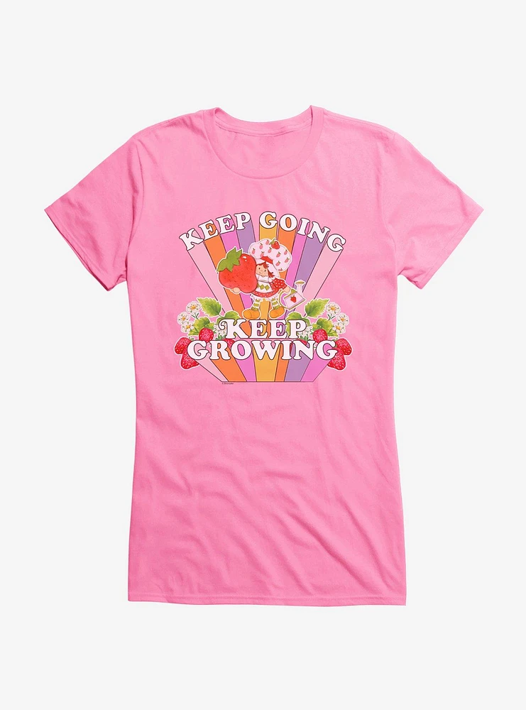 Strawberry Shortcake Keep Going Growing Retro Girls T-Shirt