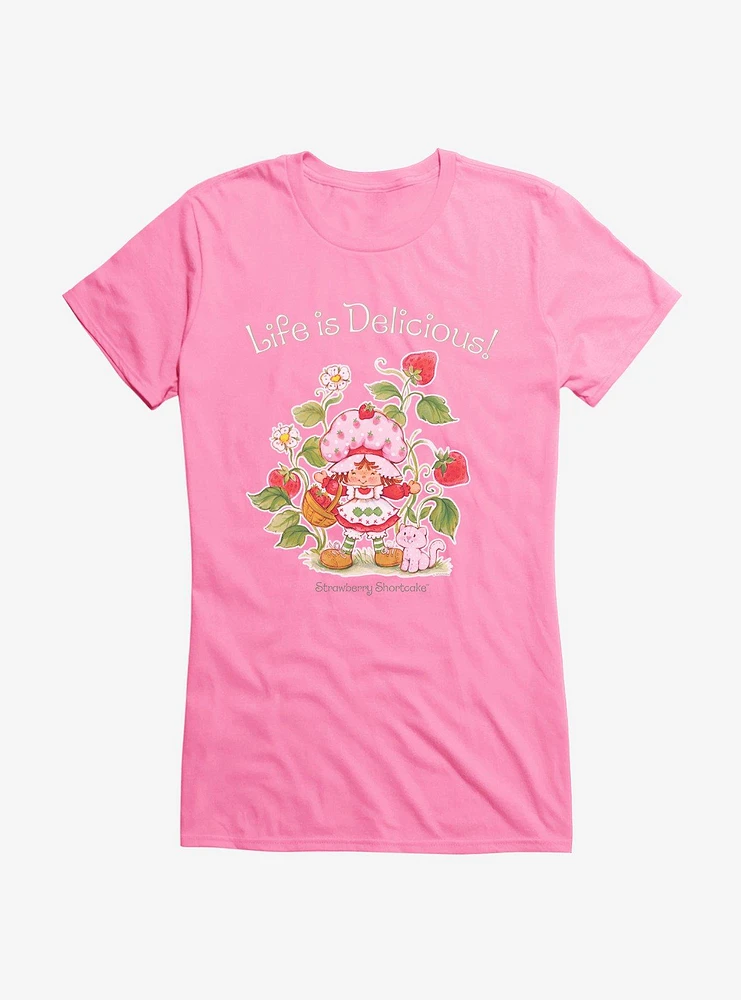Strawberry Shortcake Life Is Delicious! Girls T-Shirt