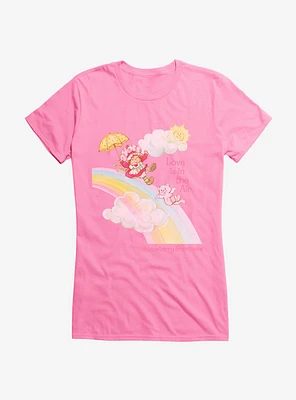 Strawberry Shortcake & Custard Love Is The Air Girls T-Shirt