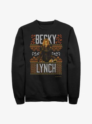 WWE Becky Lynch Ugly Christmas Sweatshirt