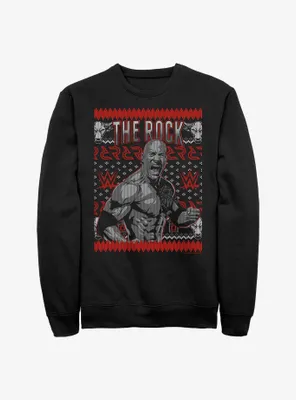 WWE The Rock Ugly Christmas Sweatshirt