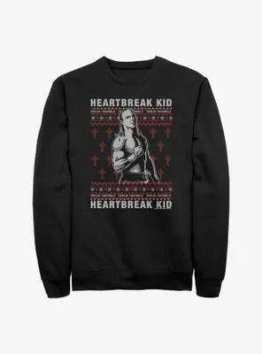 WWE Shawn Michaels Ugly Christmas Sweatshirt