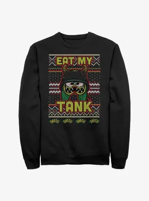 WWE Shotzi Blackheart Eat My Tank Ugly Christmas Sweatshirt
