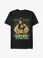 WWE Chyna Ninth Wonder Ugly Christmas T-Shirt