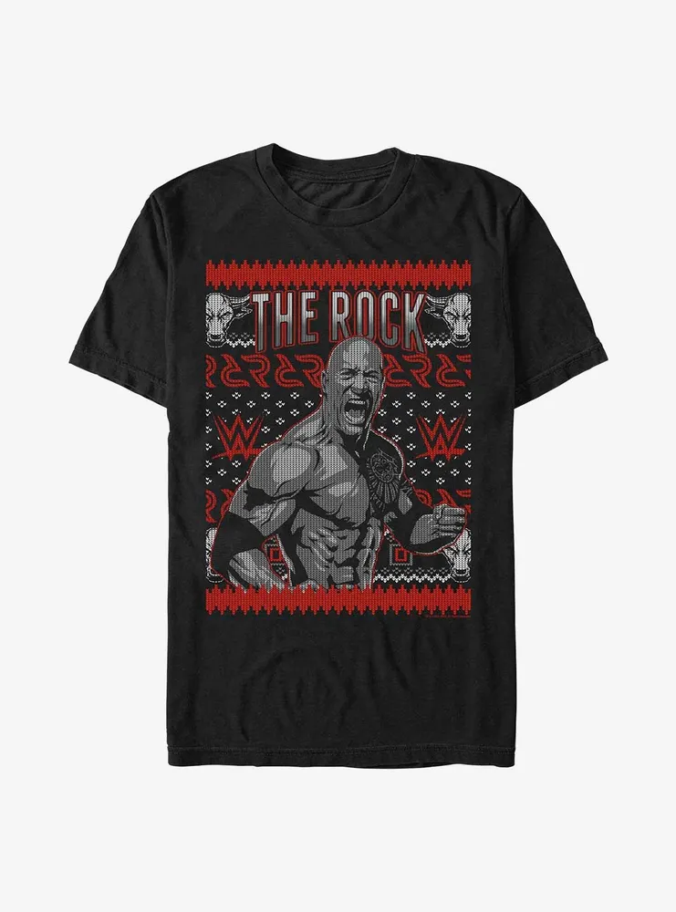 WWE The Rock Ugly Christmas T-Shirt