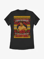 WWE Eddie Guerrero Ugly Christmas Womens T-Shirt