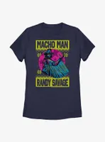 WWE Macho Man Randy Savage Ugly Christmas Womens T-Shirt