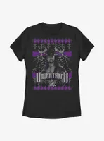 WWE The Undertaker Ugly Christmas Womens T-Shirt