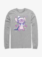 Disney Lilo & Stitch Cozy Angel Hot Cocoa Long-Sleeve T-Shirt