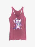 Disney Lilo & Stitch Cozy Angel Hot Cocoa Womens Tank Top