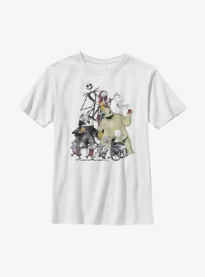 Disney The Nightmare Before Christmas Halloween Town Members Youth T-Shirt