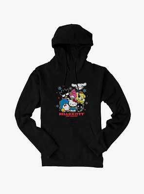 Hello Kitty And Friends Snowflakes Hoodie