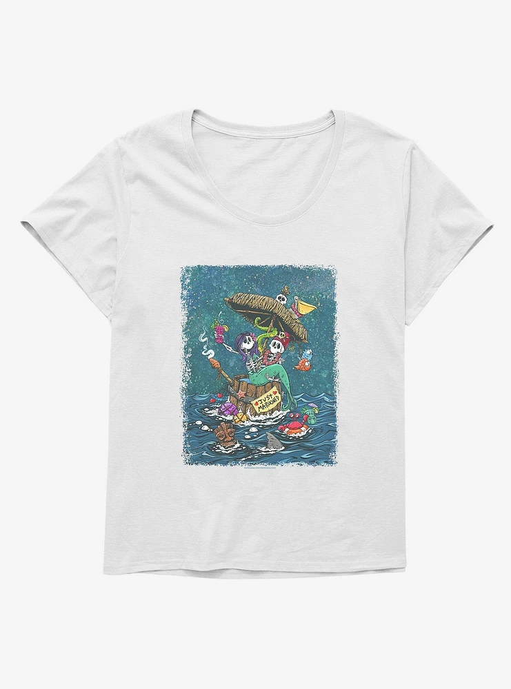 Just Marooned Girls T-Shirt Plus by David Lozeau