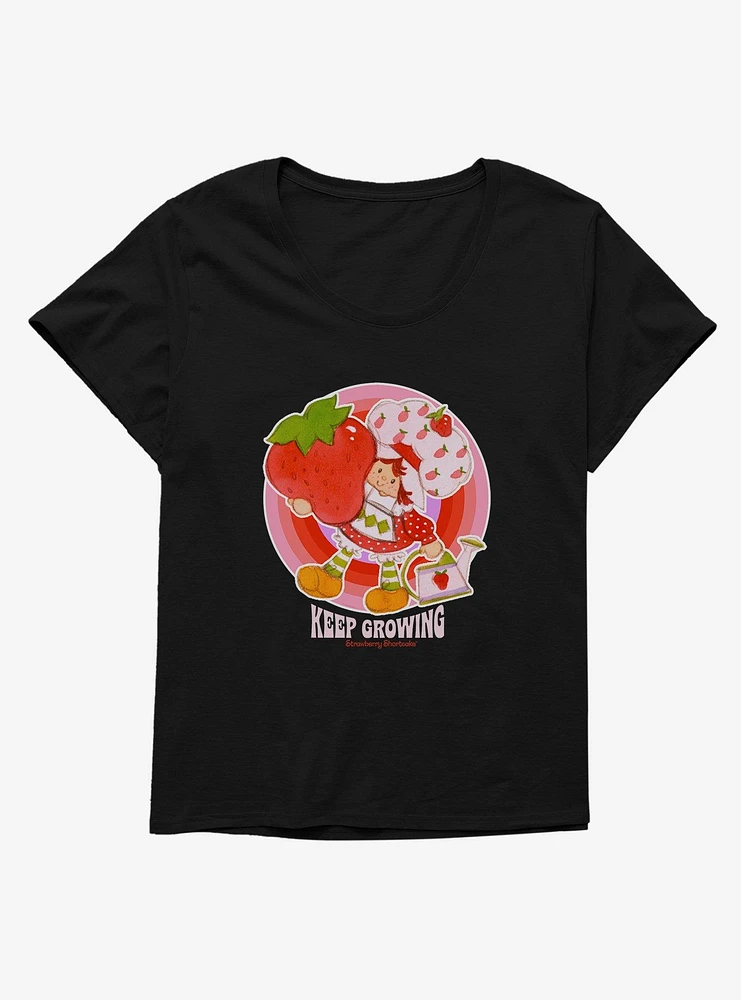 Strawberry Shortcake Vintage Keep Growing Icon Girls T-Shirt Plus