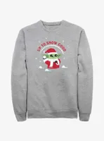 Star Wars The Mandalorian Santa Grogu Up To Snow Good Sweatshirt