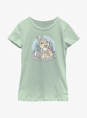 Disney Bambi Snow Bunny Thumper Youth Girls T-Shirt