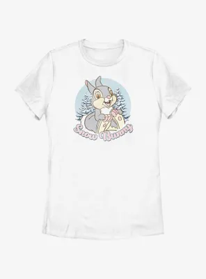 Disney Bambi Snow Bunny Thumper Womens T-Shirt