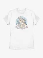 Disney Bambi Snow Bunny Thumper Womens T-Shirt