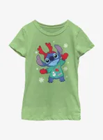 Disney Lilo & Stitch Reindeer Youth Girls T-Shirt