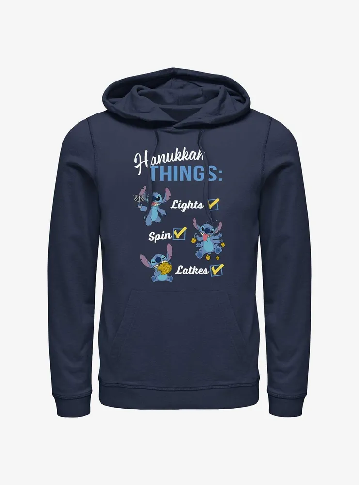 Disney Lilo & Stitch Hanukkah List Hoodie