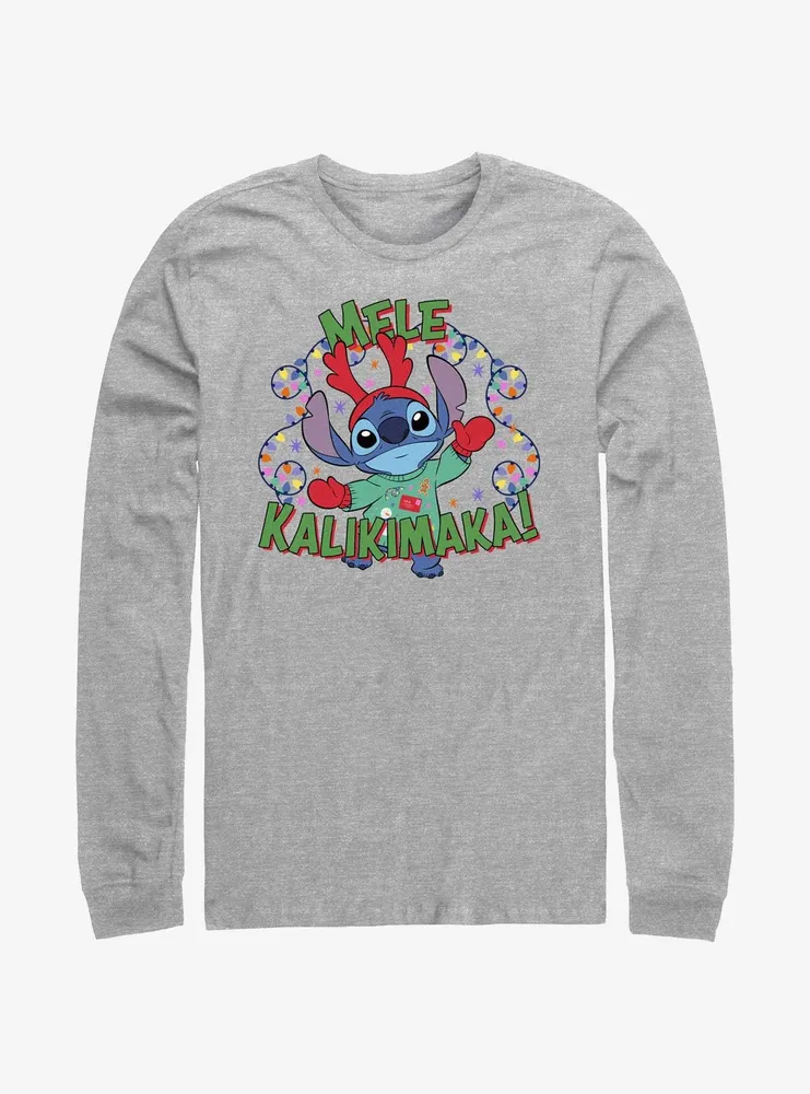 Holiday Graphic Long Sleeve Pajama Shirt