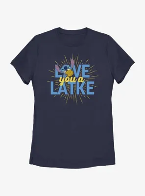 Disney Lilo & Stitch Hanukkah Love You A Latke Womens T-Shirt