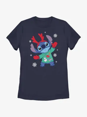 Disney Lilo & Stitch Reindeer Womens T-Shirt