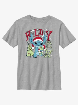 Disney Lilo & Stitch Holiday Aloha Youth T-Shirt