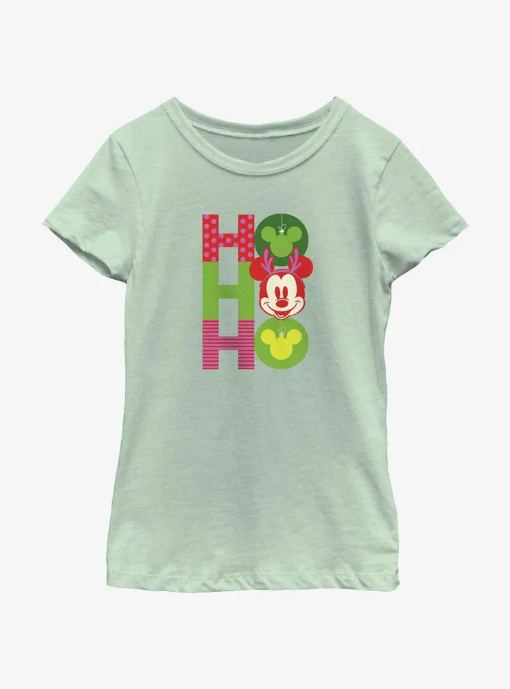 Disney Mickey Mouse Ho Ornaments Youth Girls T-Shirt