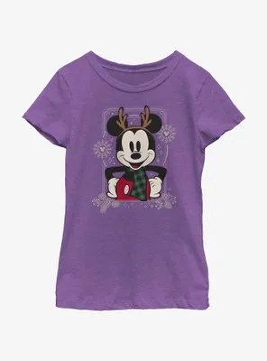 Disney Mickey Mouse Winter Ready Youth Girls T-Shirt