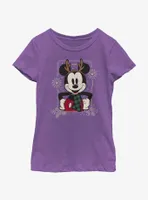 Disney Mickey Mouse Winter Ready Youth Girls T-Shirt