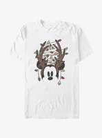 Disney Mickey Mouse Christmas Light Antlers T-Shirt