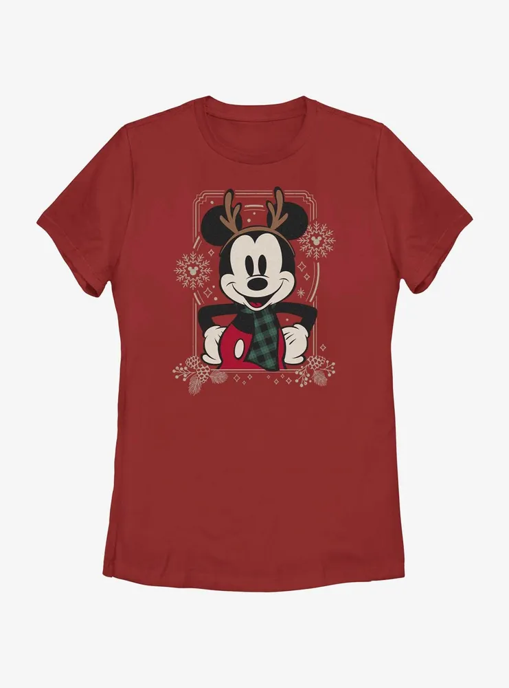 Disney Mickey Mouse Winter Ready Womens T-Shirt