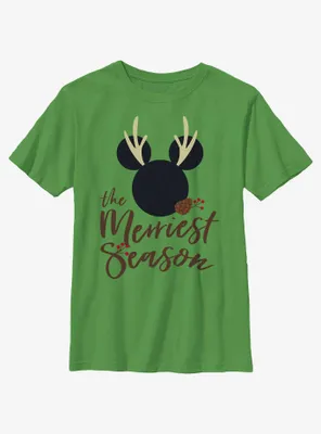 Disney Mickey Mouse Merriest Season Youth T-Shirt