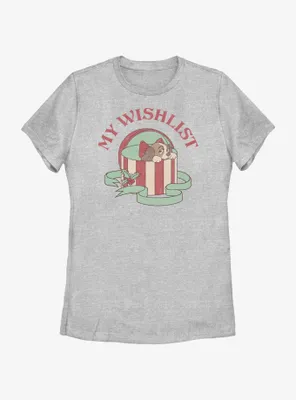 Disney Lady and the Tramp My Wishlist Womens T-Shirt