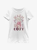 Disney Winnie The Pooh Piglet Warm and Cosy Youth Girls T-Shirt